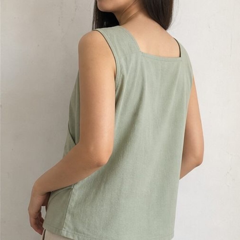 Sage Ruffle Blouse - Picture 3 of 6